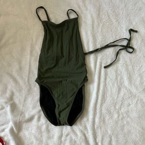 Army green Jolyn swimsuit size 30